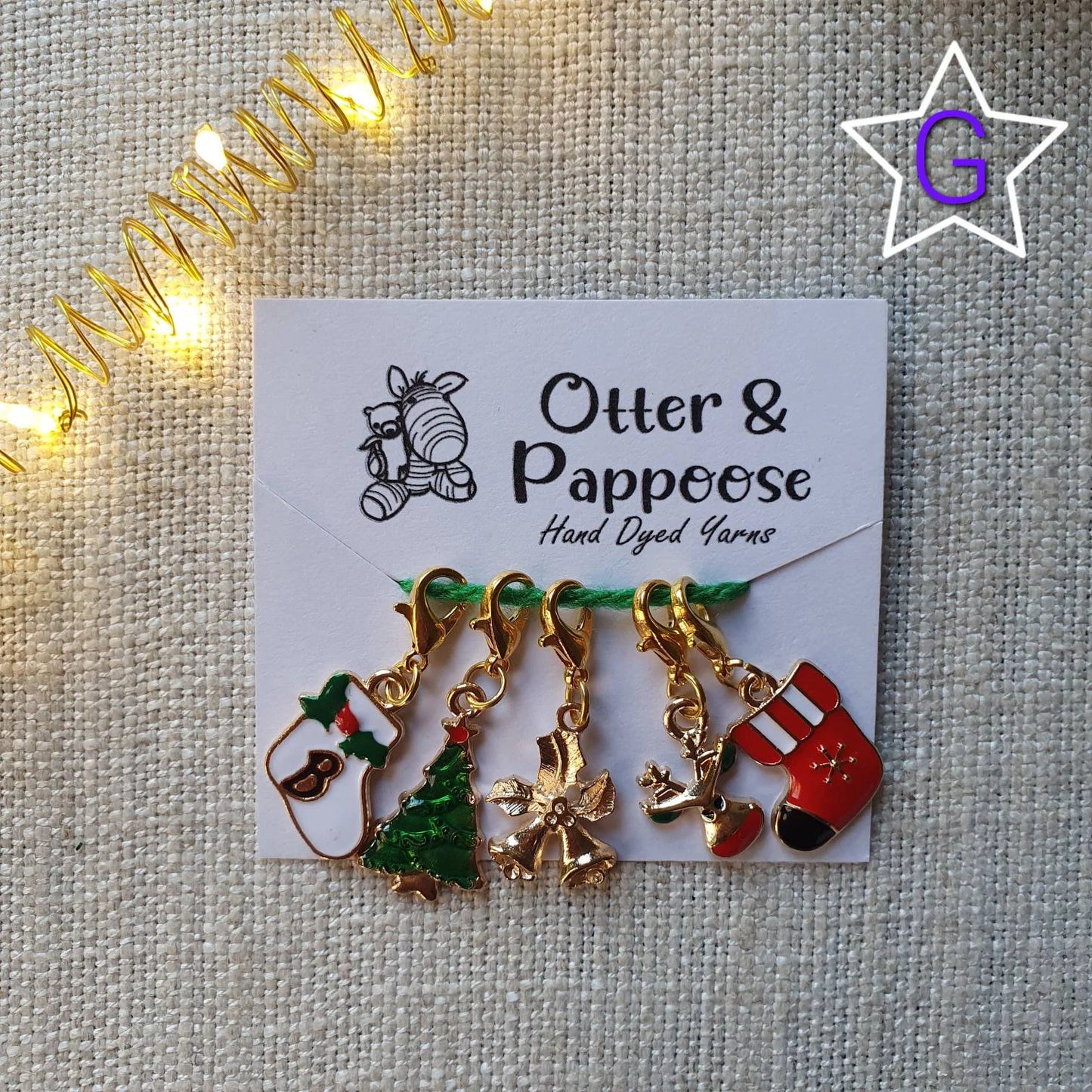 Christmas Stitch Markers / Progress Keepers