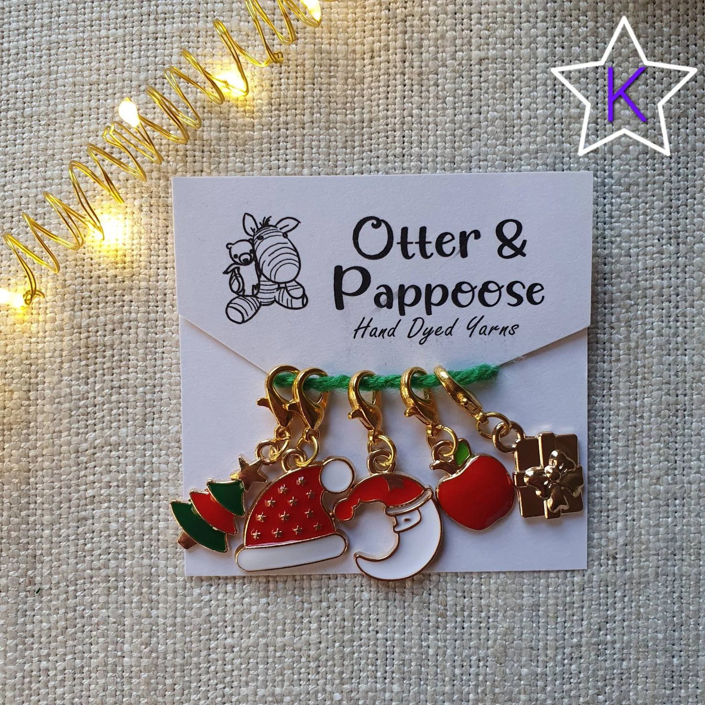 Christmas Stitch Markers / Progress Keepers