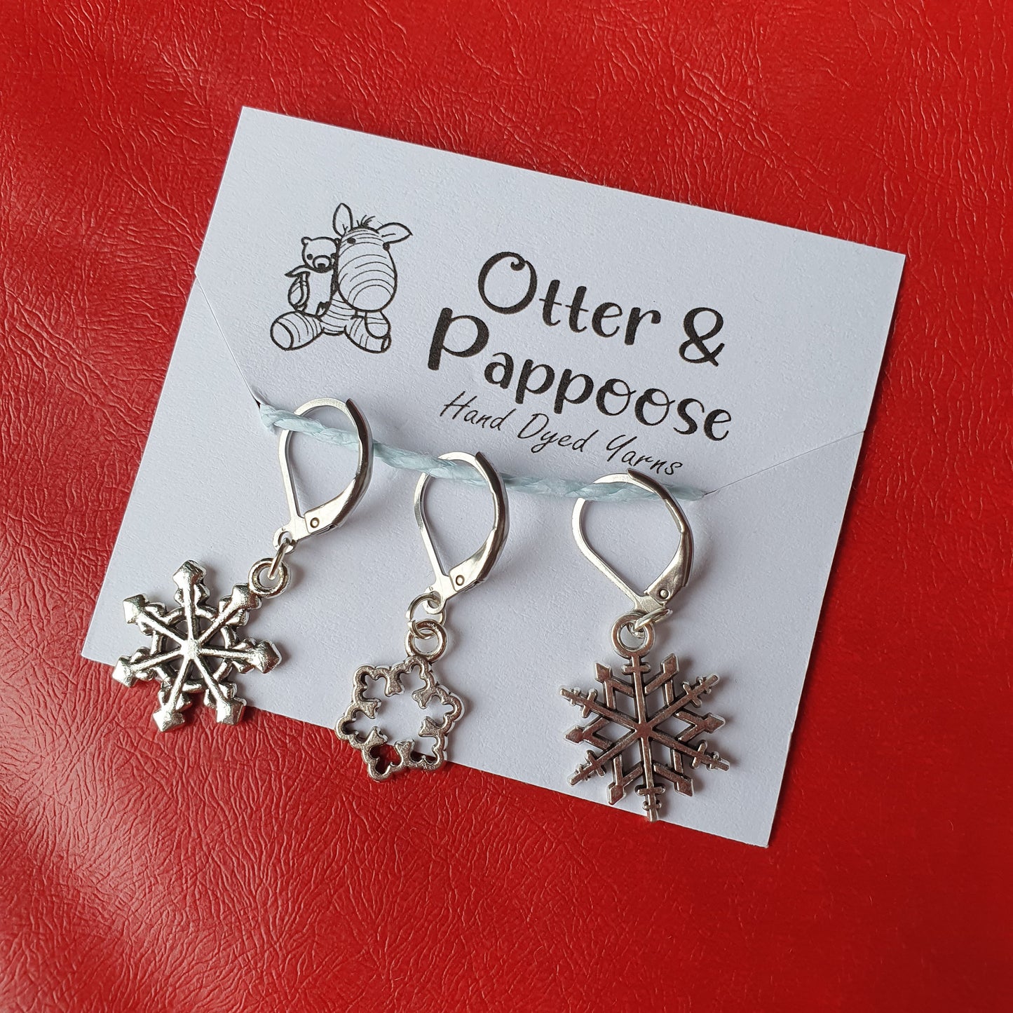 Snowflake Stitch Markers / Progress Keepers