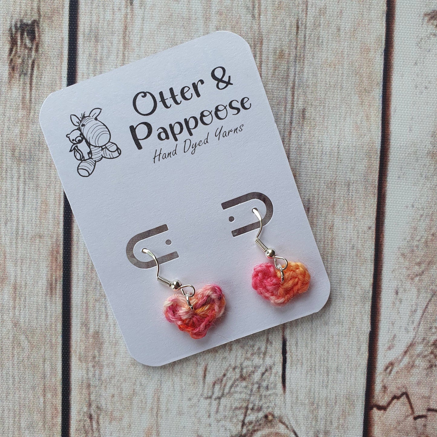 Heart Earrings - Hook 925 Silver