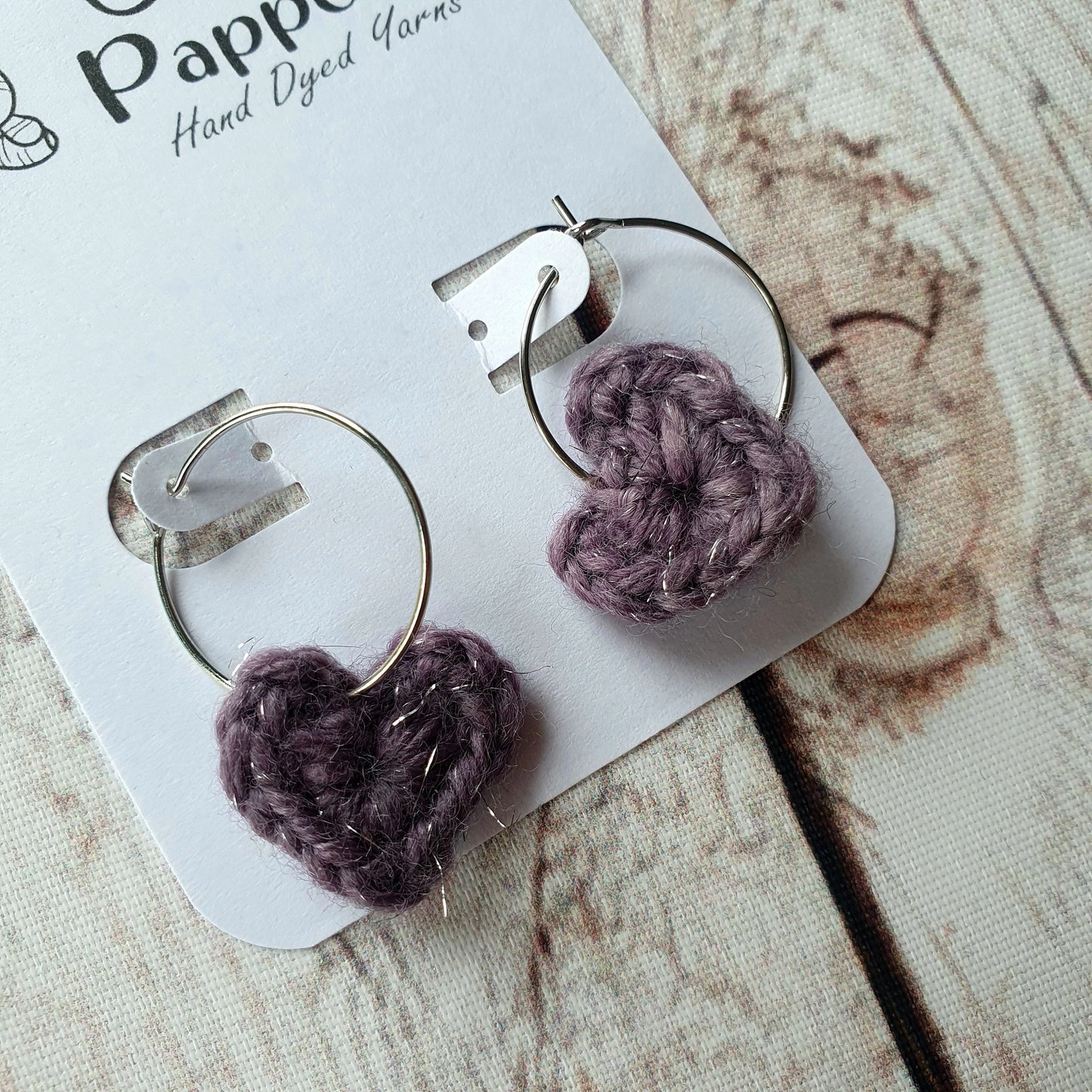 Heart Earrings - Hoop Stainless Steel