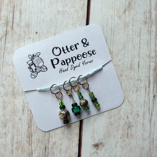 Bead stitch markers / progress keepers