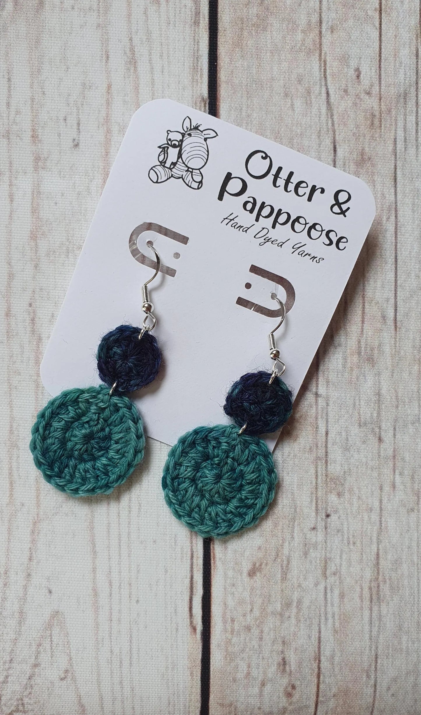 Otterly Dotty Earrings - Hook 925 Silver