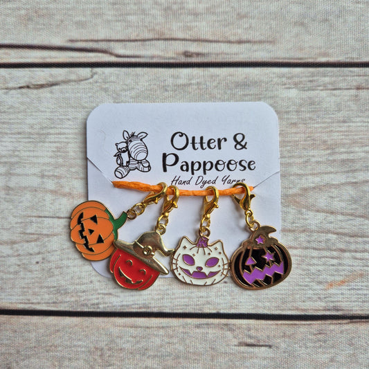 Halloween stitch markers / progress keepers