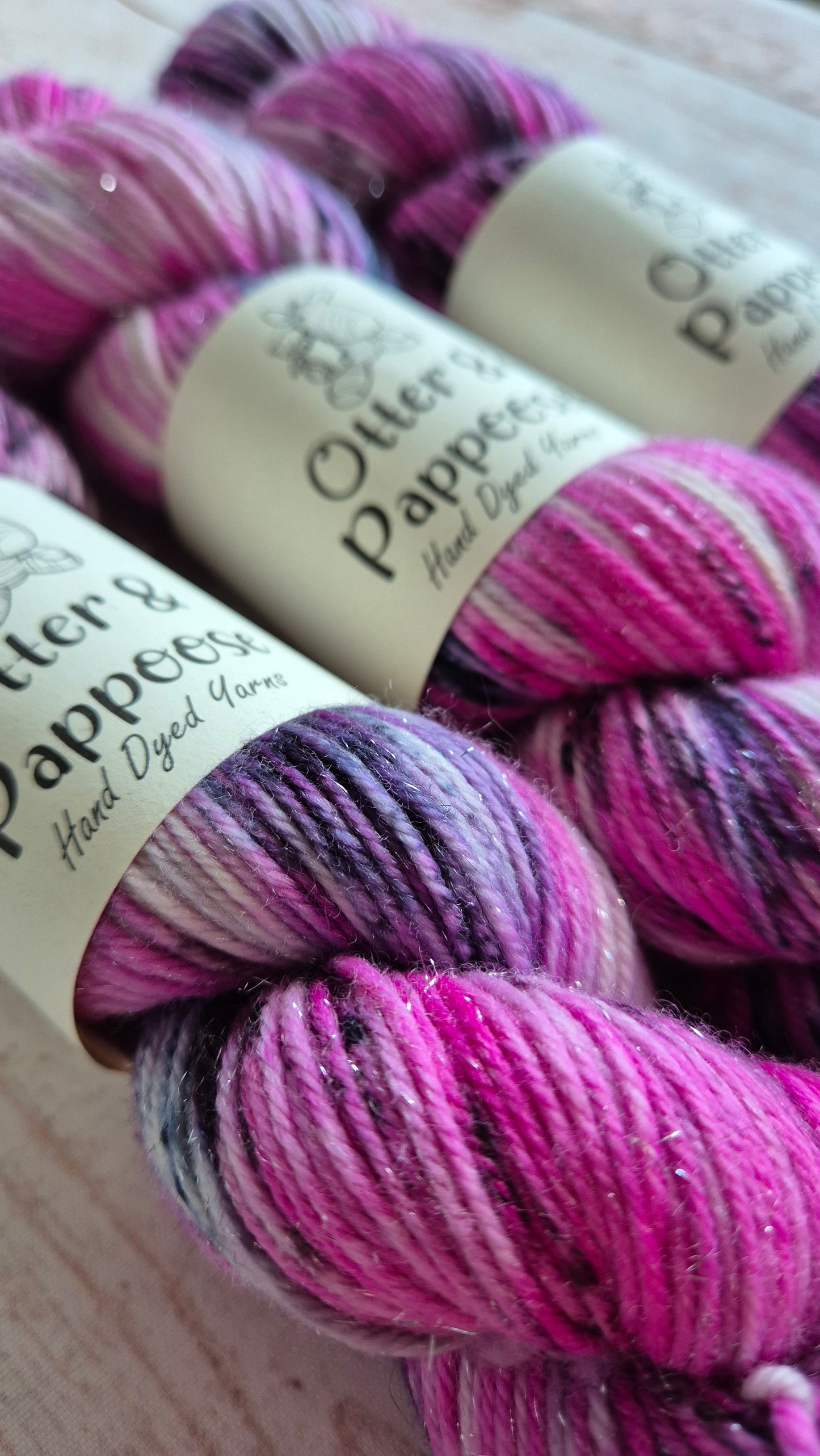 Bramble & Bloom - Hand dyed yarn - DK Sparkle