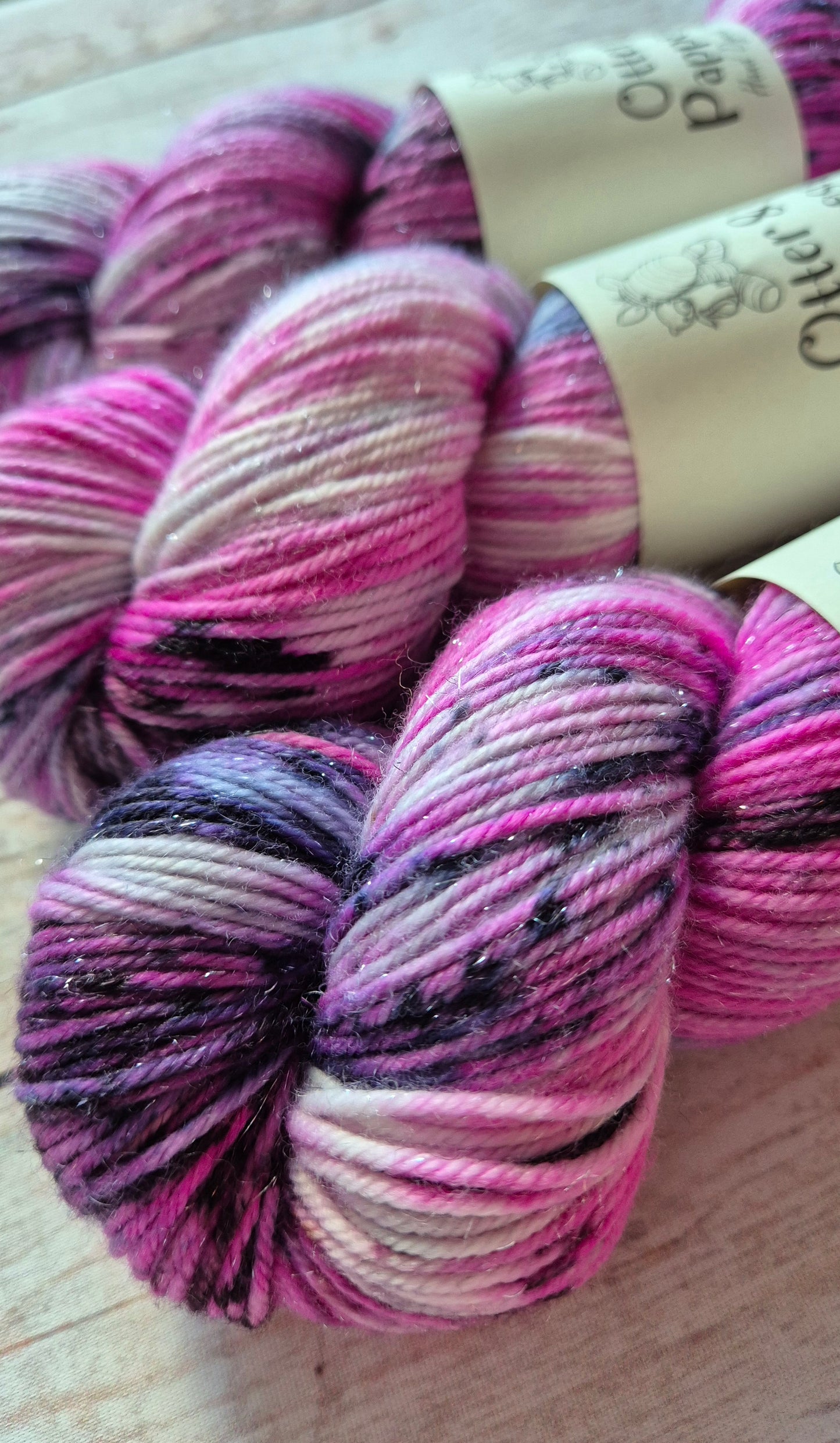Bramble & Bloom - Hand dyed yarn - DK Sparkle