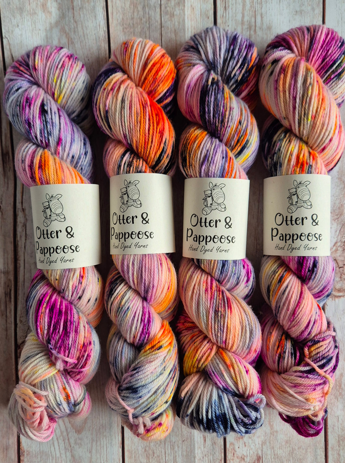 Dreaming of Glasto - Hand dyed yarn - 4ply Sparkle, DK