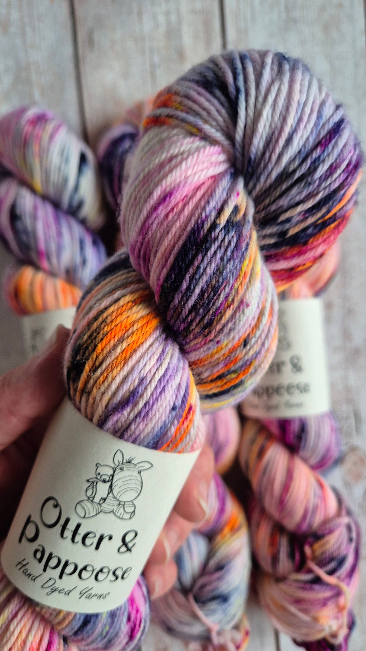 Dreaming of Glasto - Hand dyed yarn - 4ply Sparkle, DK