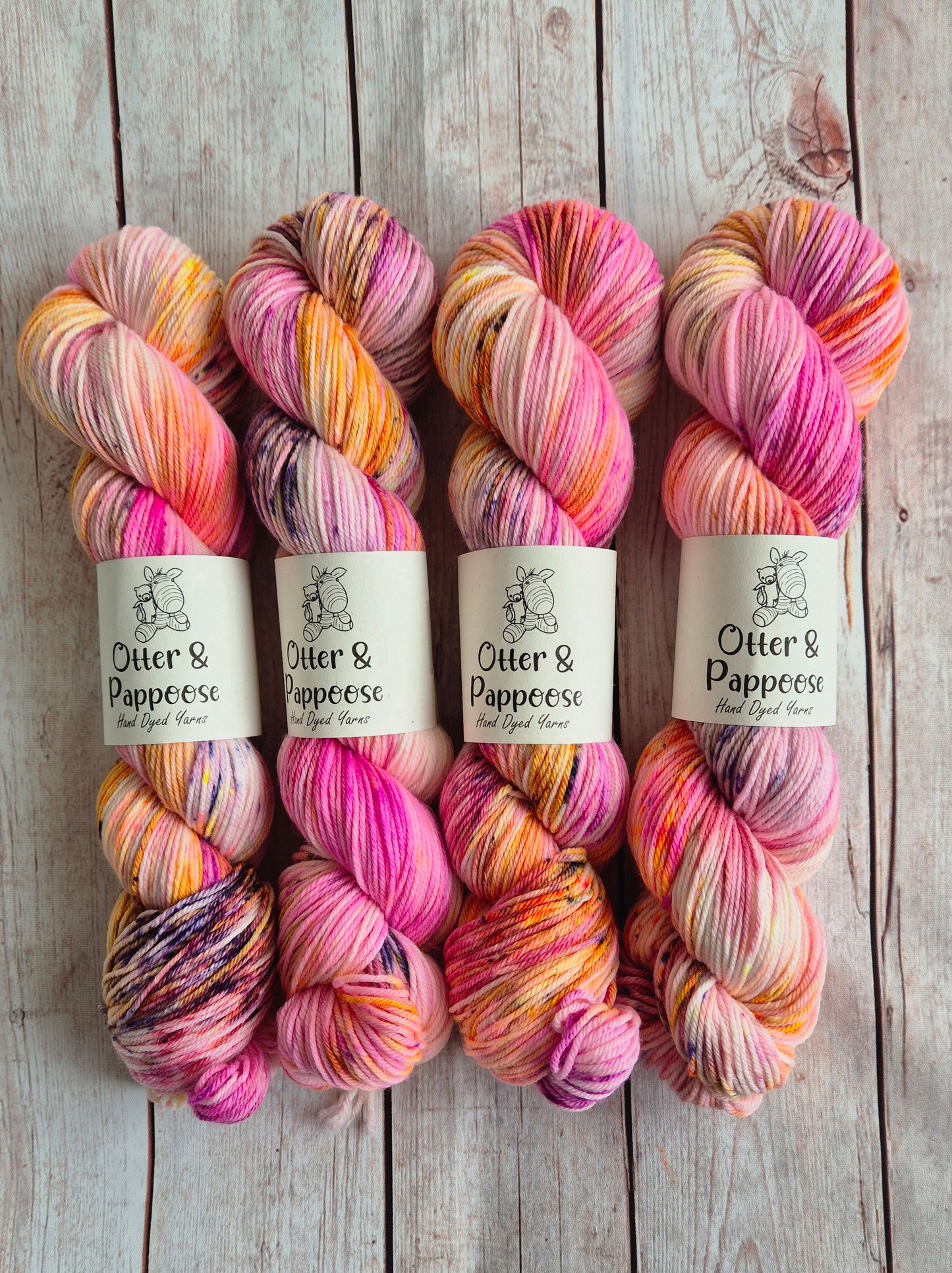 The Floor Is Lava - Hand dyed yarn - Sock High Twist Merino nylon