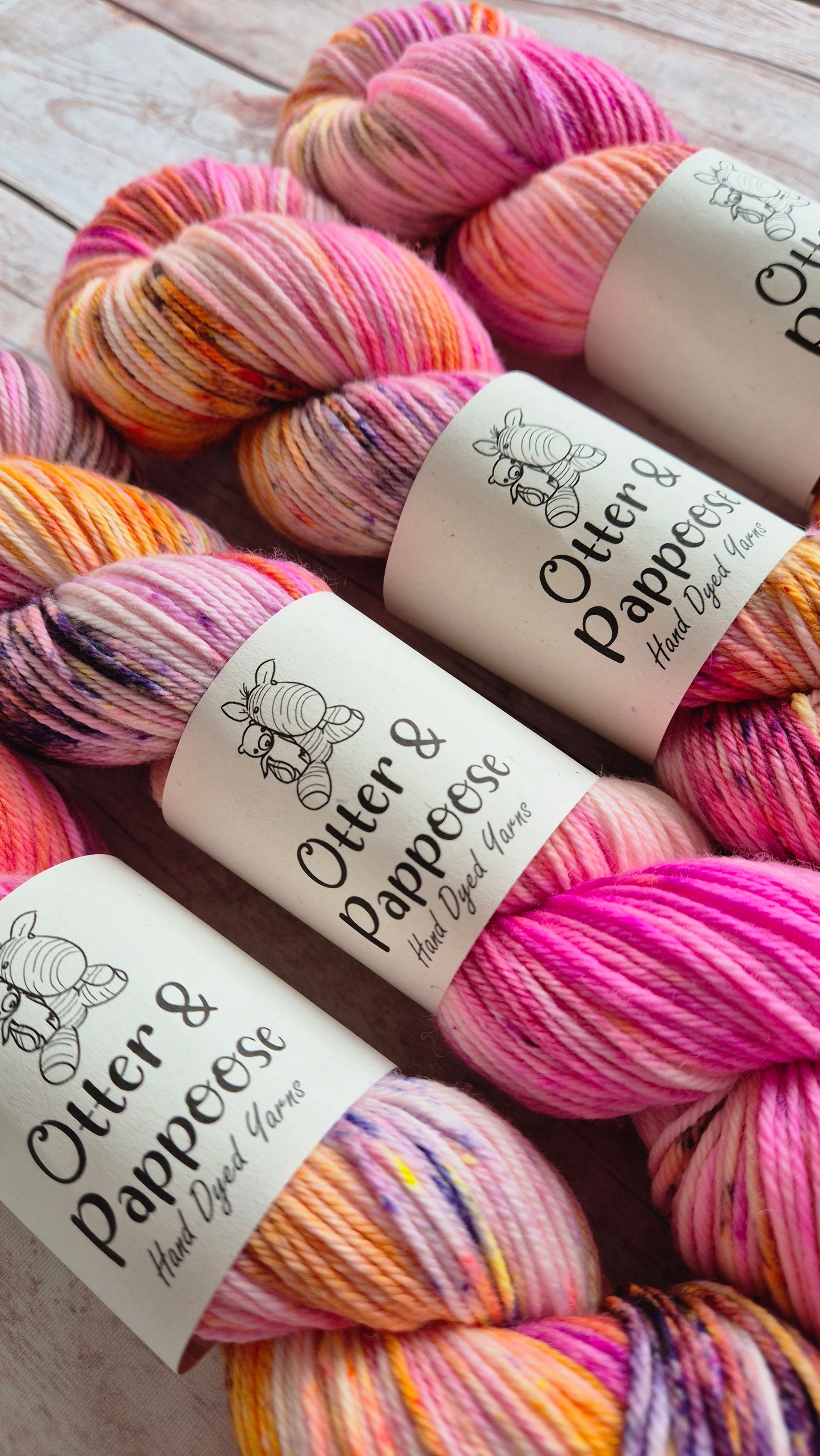 The Floor Is Lava - Hand dyed yarn - Sock High Twist Merino nylon
