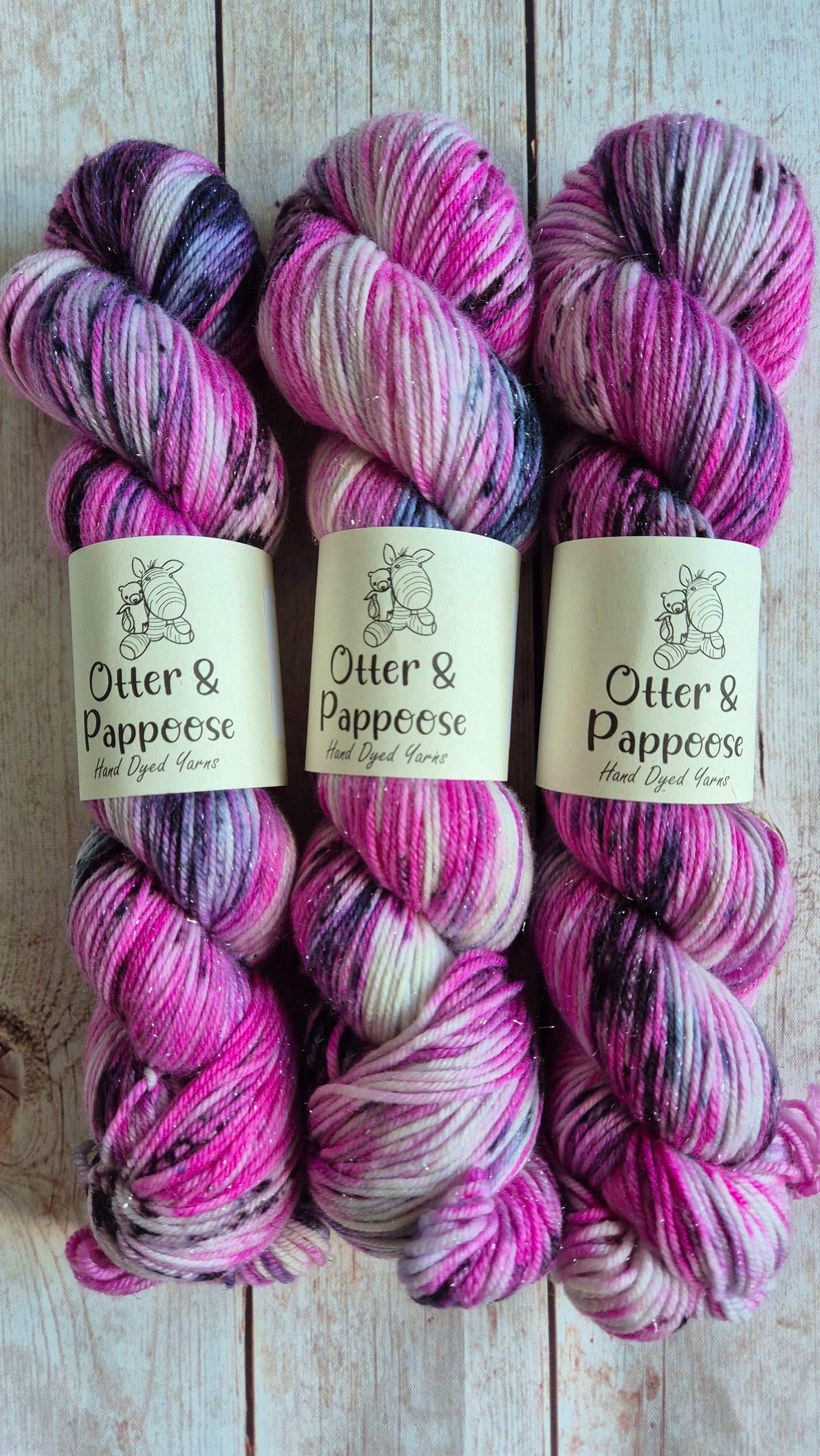 Bramble & Bloom - Hand dyed yarn - DK Sparkle