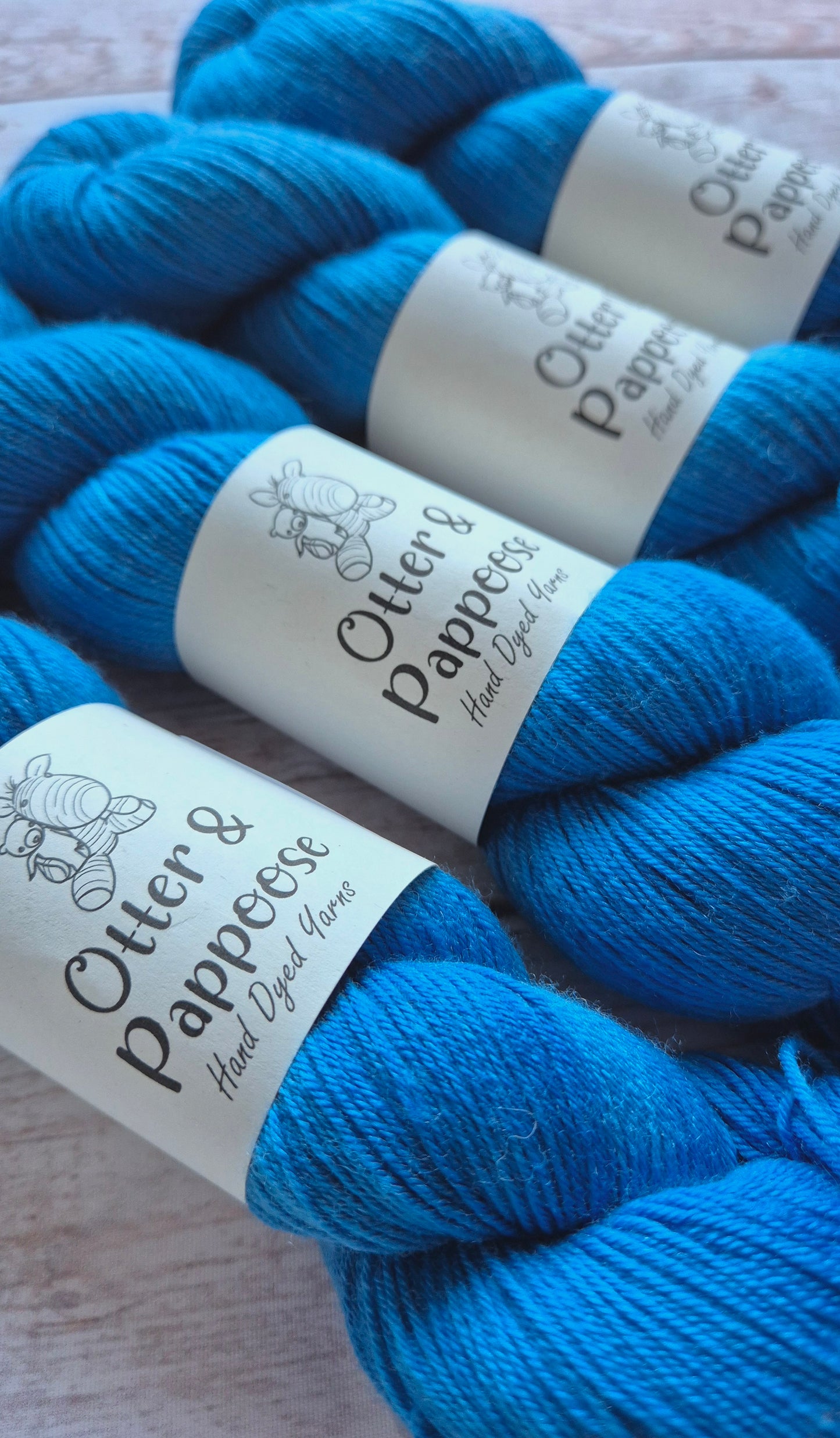 Cornflower - Hand dyed yarn - 4ply Merino nylon