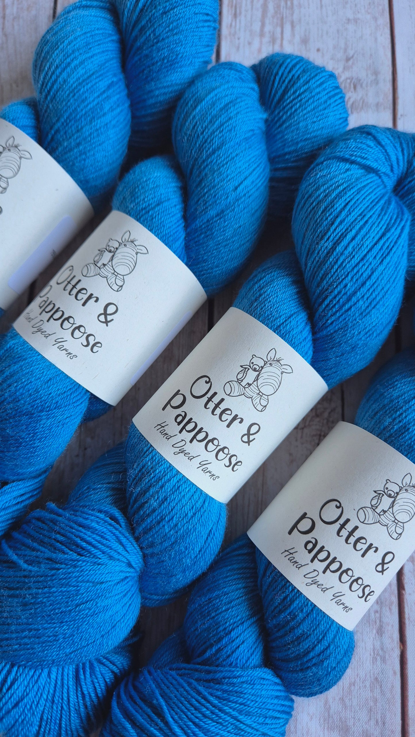 Cornflower - Hand dyed yarn - 4ply Merino nylon