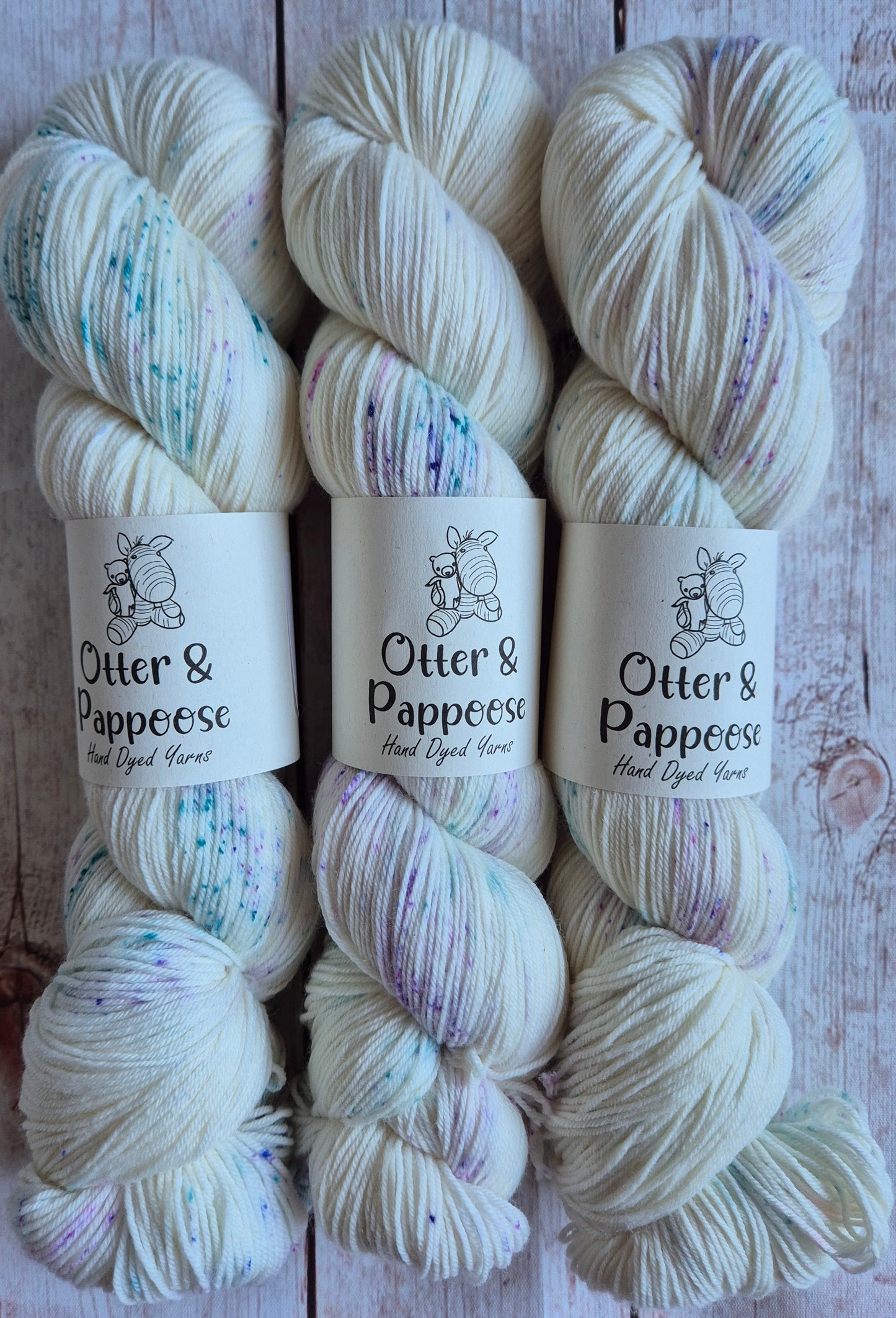 Aurora Wisp - Hand dyed yarn - 4ply Merino nylon