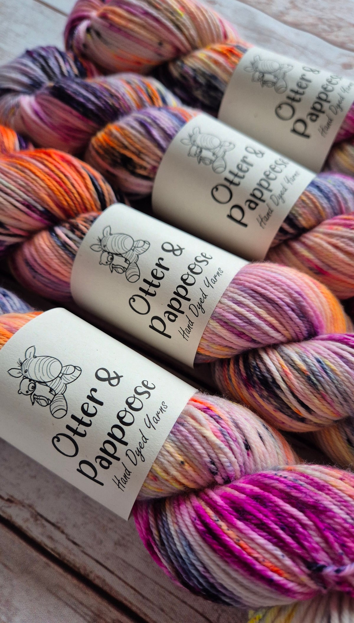 Dreaming of Glasto - Hand dyed yarn - 4ply Sparkle, DK