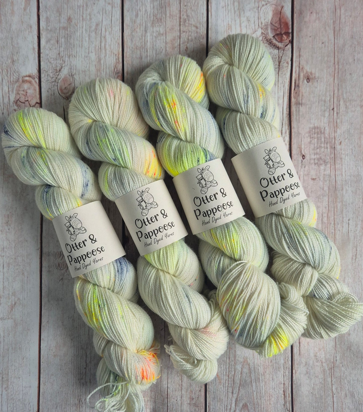 Sparklers - Hand dyed yarn - Sock High Twist Merino nylon