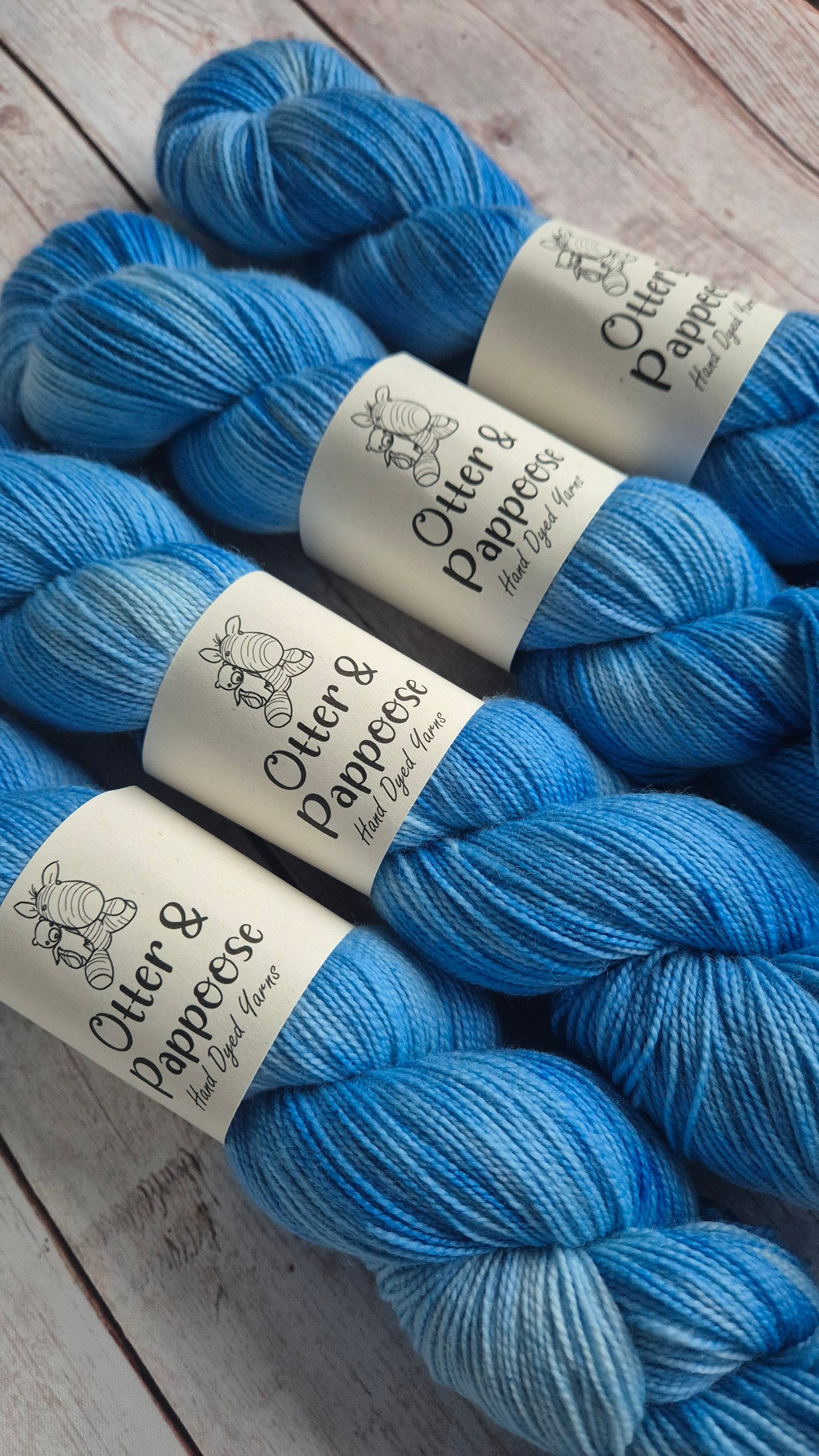 Ocean Spray - Hand dyed yarn - Sock High Twist Merino nylon